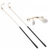 10Pcs Glasses Nose Bridge Glasses Nose Support Arms Frame Metal Frameless Optical Frame Nose Bridge Bracket Glasses Repair Accessories(Gold) view 1