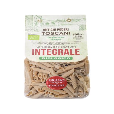 ANTICHI PODERI TOSCANI Handmade Organic Whole Wheat Pasta Penne 17.6oz
