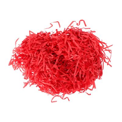 Baluue Colorful Crinkle Paper Filling 500g Red Box Stuffing Decorative Pleated Filament for Packaging and Wrapping Supplies