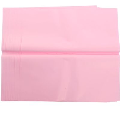 PENIKOKO Translucent Flower Packing Paper 20 Sheets Light Pink Matte Wrapping Paper for Bouquets Wedding Wrap Delicate Floral Wrapper