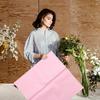 PENIKOKO Translucent Flower Packing Paper 20 Sheets Light Pink Matte Wrapping Paper for Bouquets Wedding Wrap Delicate Floral Wrapper view 3