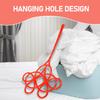 CONGARTENO Quilt Dust Cleaner with Long Handle Household Blanket Dust Beating Tool for Mattress Down Jacket Four-Pattern Colorful for Home Use and Air Drying Random Color view 4