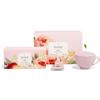 Tea Forte Gift Set with Cafe Cup, Tea Tray, Petite Presentation Box with 10 Handcrafted Pyramid Infuser Tea Bags, Jardin view 1