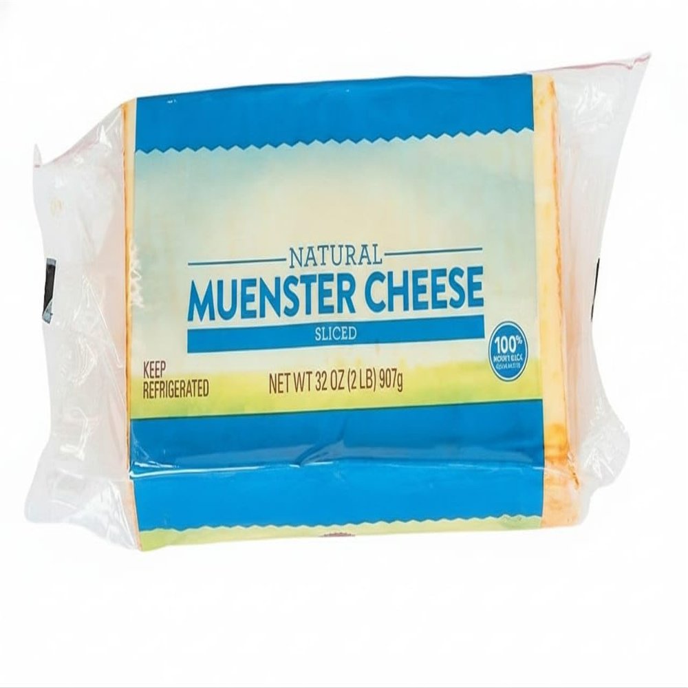 California Sliced Muenster Cheese ,Sliced Muenster Cheese is perfect for melting on burgers, sandwiches, and eggs. These pre-cut slices in a large pack are perfect for backyard barbecues, or even for snacking at home. These slices are made with all n