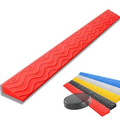 LARAKVEAKV Door Threshold Ramp Plastic Entryway Ramp 3/4" Rise for DoorwaysWheelchairScooterFloor Tile Threshold Transition Ramps Black, Gray, Red, Yellow(Red,1.5" Rise/4cm)