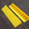 LARAKVEAKV Door Threshold Ramp Plastic Entryway Ramp 3/4" Rise for DoorwaysWheelchairScooterFloor Tile Threshold Transition Ramps Black, Gray, Red, Yellow(Red,1.5" Rise/4cm) view 4