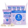 Khloud Protein Popcorn - Cinnamon Roll - 7g Protein Snacks for Adults & Kids - Flavored Popcorn Made with Real Ingredients & Milk Protein Isolate - Non-GMO, Gluten-Free, Kosher - 5oz, 4pk view 1