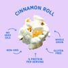 Khloud Protein Popcorn - Cinnamon Roll - 7g Protein Snacks for Adults & Kids - Flavored Popcorn Made with Real Ingredients & Milk Protein Isolate - Non-GMO, Gluten-Free, Kosher - 5oz, 4pk view 3