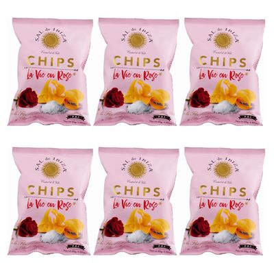 Sal de Ibiza La Vie en Rose Potato Chips 1.6 oz Bags (6-Pack)