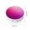 Meaudiwes Men's Daily Leak Proof Contact Lens Box Holder With Mirror Contact Lens Case Pink Glitter Pattern view 2