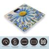 Blue Flower Watercolor Daisy Scale for Body Weight Highly Accurate Digital Bathroom Body Scale Digital Bathroom Scales for People Anti-Slip Large LCD Display Smart Scales view 3