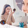 Meaudiwes Men's Daily Leak Proof Contact Lens Box Holder With Mirror Contact Lens Case Colorful Ethnic Dress Traditional African Black Women view 4