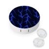Meaudiwes Cute Daily Leak Proof Contact Lens Contact Lens Case For Home & Travel Starry Blue Lightning view 1