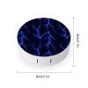 Meaudiwes Cute Daily Leak Proof Contact Lens Contact Lens Case For Home & Travel Starry Blue Lightning view 2