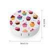 Meaudiwes Makeup Contact Lens Case With Mirror Leak Proof Contact Lens Box Holder For Women Men Sunmmer Colorful Ice Cream Cake view 2