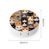 Meaudiwes Cute Daily Leak Proof Contact Lens Contact Lens Case For Home & Travel Cute Cats view 2