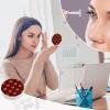 Meaudiwes Fashion Contact Lens Case Kit With Mirror Daily Portable Soak Storage Kit For Women Men Red Rose Cheetah Leopard view 4
