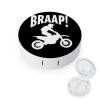 Meaudiwes Women's Daily Leak Proof Contact Lens Box Holder With Mirror Contact Lens Case Dirt Bike Motocross view 1