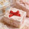 100PCS Pink Red Polka Dot Grosgrain Ribbon Bows, Mini Premade Dotted Bowknots, 0.35Inch Classic Fabric Bows for DIY Crafts Gift Wrapping Valentine Wedding Sewing Scrapbooking Party Decor Accessories view 4