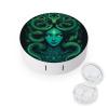 Meaudiwes Fashion Contact Lens Box Contact Lens Case With Mirror Tweezers Remover Tool For Women Men Ancient Greece Snake Queen Medusa Art view 1