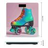 Colorful Roller Skates Scale for Body Weight Highly Accurate Digital Bathroom Body Scale Digital Bathroom Scales for People Anti-Slip Large LCD Display Smart Scales view 2