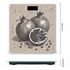 Hand Drawn Fruits Scale for Body Weight Highly Accurate Digital Bathroom Body Scale Digital Bathroom Scales for People Anti-Slip Large LCD Display Smart Scales view 2