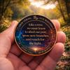 1 Week Sober Sobriety Coin Recovery Milestone Token with Tree of Life Design, Double Sided Inspirational Challenge Coin (1 Month) view 3