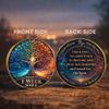 1 Week Sober Sobriety Coin Recovery Milestone Token with Tree of Life Design, Double Sided Inspirational Challenge Coin (1 Month) view 4