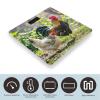 Rooster and Hen Scale for Body Weight Highly Accurate Digital Bathroom Body Scale Digital Bathroom Scales for People Anti-Slip Large LCD Display Smart Scales view 3