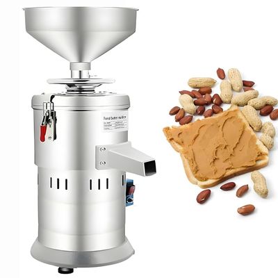 1100W Commercial Peanut Butter Maker, Electric Peanut Butter Nut Grinding Machine, 2850r/min, 15Kg/H Sesame Peanut Paste Grinder Making Machine, Cereal Mill Cashews Nuts Grinder for Kitchen