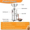 1100W Commercial Peanut Butter Maker, Electric Peanut Butter Nut Grinding Machine, 2850r/min, 15Kg/H Sesame Peanut Paste Grinder Making Machine, Cereal Mill Cashews Nuts Grinder for Kitchen view 2