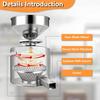 1100W Commercial Peanut Butter Maker, Electric Peanut Butter Nut Grinding Machine, 2850r/min, 15Kg/H Sesame Peanut Paste Grinder Making Machine, Cereal Mill Cashews Nuts Grinder for Kitchen view 3
