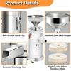 1100W Commercial Peanut Butter Maker, Electric Peanut Butter Nut Grinding Machine, 2850r/min, 15Kg/H Sesame Peanut Paste Grinder Making Machine, Cereal Mill Cashews Nuts Grinder for Kitchen view 4