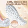 2026 New Steppers Insoles for Men & Women,Shoe Inserts,Anti Fatigue,Shock Absorption,Foot Pain Relief (Orange, Men: 9-9.5/Women: 10-10.5) view 2