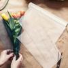 SOLUSTRE Gold Dot Flower Wrap Roll 40cm X 30m Waterproof Floral Packing Film Dustproof Bouquet Wrapping Sheet and Fresh Flowers view 4