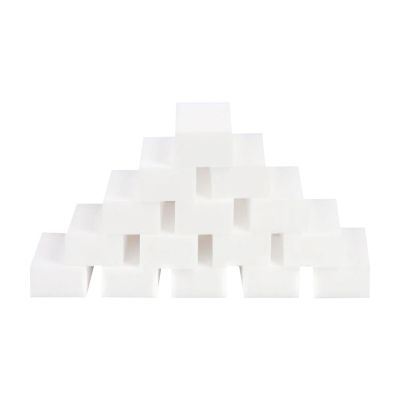 20/50/100pcs Kitchen Sponge Wipe Cleaner Cleaning Dishwasher Bathroom Tool Brush(100pcs white)