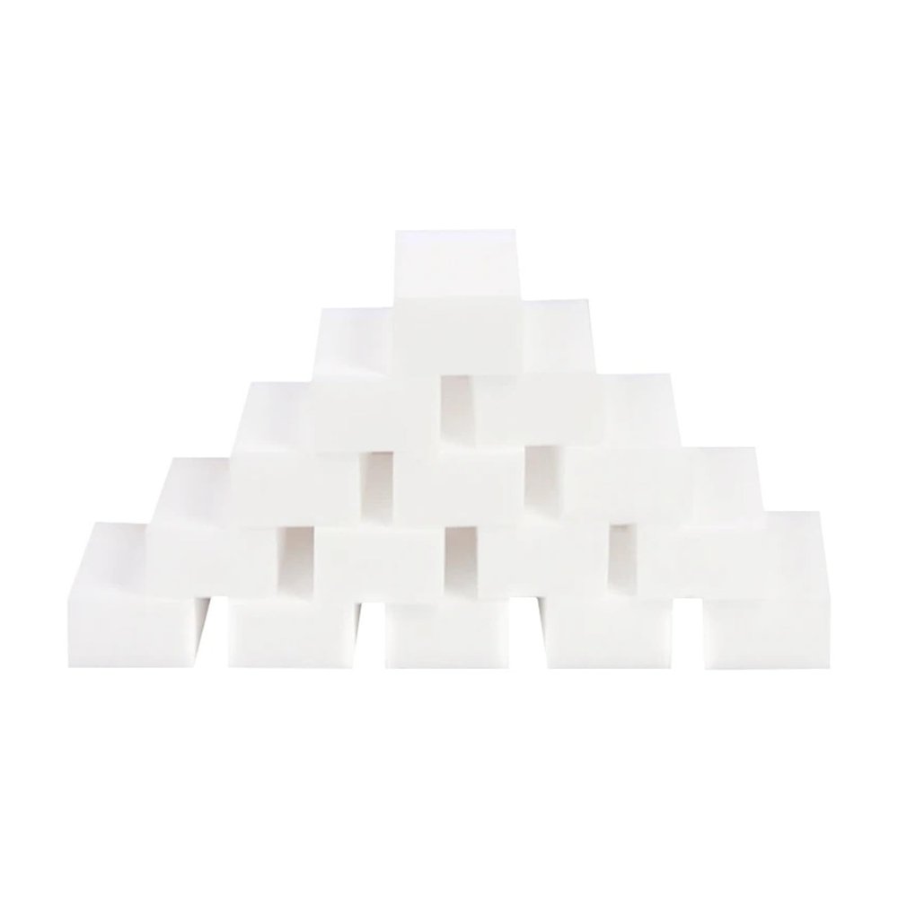 20/50/100pcs Kitchen Sponge Wipe Cleaner Cleaning Dishwasher Bathroom Tool Brush(100pcs white)
