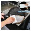 20/50/100pcs Kitchen Sponge Wipe Cleaner Cleaning Dishwasher Bathroom Tool Brush(100pcs white) view 3