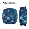 Xarleslyna Blue Butterfly Rollator Walker Seat Covers Daisy Floral Universal Rollator Seat Backrest Cover Set for Seniors, Removable Washable, Home Care view 2