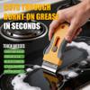 Glass Cooktop Cleaner & Polish Kit Heavy Duty Stove Top Cleaner with Scraper & Scrubbing Pad, Removes Burnt-On Food, Grease & Tough Stains, Safe for Induction, Electric & Ceramic Cooktops 8.8 oz view 3