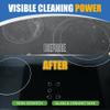 Glass Cooktop Cleaner & Polish Kit Heavy Duty Stove Top Cleaner with Scraper & Scrubbing Pad, Removes Burnt-On Food, Grease & Tough Stains, Safe for Induction, Electric & Ceramic Cooktops 8.8 oz view 4