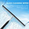 Shower Squeegee with Long Handle, 17-60" Telescopic Window Squeegee with Streak-Free Silicone Blade, Adjustable Cleaning Tool for Glass Doors, Shower Walls, Tile, Car Windshield view 4