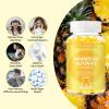 Magnesium Glycinate Gummies 2 Bottles, Sugar-Free for Adults & Kids, Magnesium Gummies for Sleep, Stress & Muscle Relief, Supports Bone & Nerve Health, Vegan, Pectin-Based, Pineapple Flavor view 2