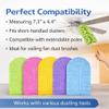 360 Electrostatic Reusable Duster Refills - Washable, Reusable Duster Pads for Cleaning, High-Density Microfiber, Fits Most Standard Duster Handles, for Home Office Car High Adsorption Duster (10pc) view 2