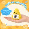 Hweijm Handmade Crochet Cheese Anniversary Present Wife Spouse Valentine Positive Support for Her Punny Romantic Appreciation Gesture Encouragement Cheer Up Support view 2