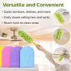 360 Electrostatic Reusable Duster Refills - Washable, Reusable Duster Pads for Cleaning, High-Density Microfiber, Fits Most Standard Duster Handles, for Home Office Car High Adsorption Duster (5pc) view 3
