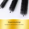12 Pcs Reusable Nylon Straw Cleaning Brushes Set with Keyring, Multi-Size Brushes for Stainless Steel Straws, Tumblers, Bottles & More - Black view 2