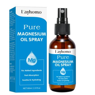 Pure Magnesium Oil Spray, Magnesium Spray for Sleep, Magnesium Oil for Feet, Topical Magnesium Soothing Sore Muscles, Relaxing Leg Cramps Pain, Easy to Absorb and Sooth, Care Gifts for Men Women Kids