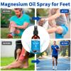 Pure Magnesium Oil Spray, Magnesium Spray for Sleep, Magnesium Oil for Feet, Topical Magnesium Soothing Sore Muscles, Relaxing Leg Cramps Pain, Easy to Absorb and Sooth, Care Gifts for Men Women Kids view 3