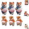 3D Shiba Inu Dog Belly Sticker,Super Soft Silicone Anti-Collision Sticker, 3D Dog Belly Stickers, Decorative Fun Stickers for Adults Party Favor Decals Gift (6F) view 1